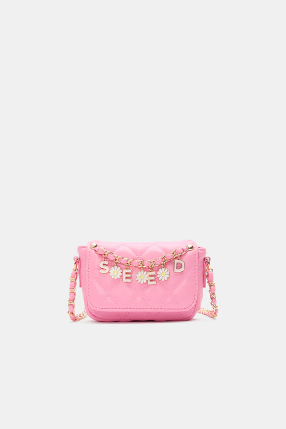 Flower Charm Bag  Candy Pink  hi-res