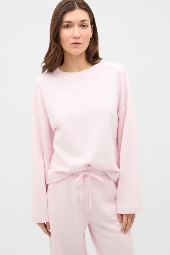 Terry Balloon Sleeve Sweat  Primrose  hi-res