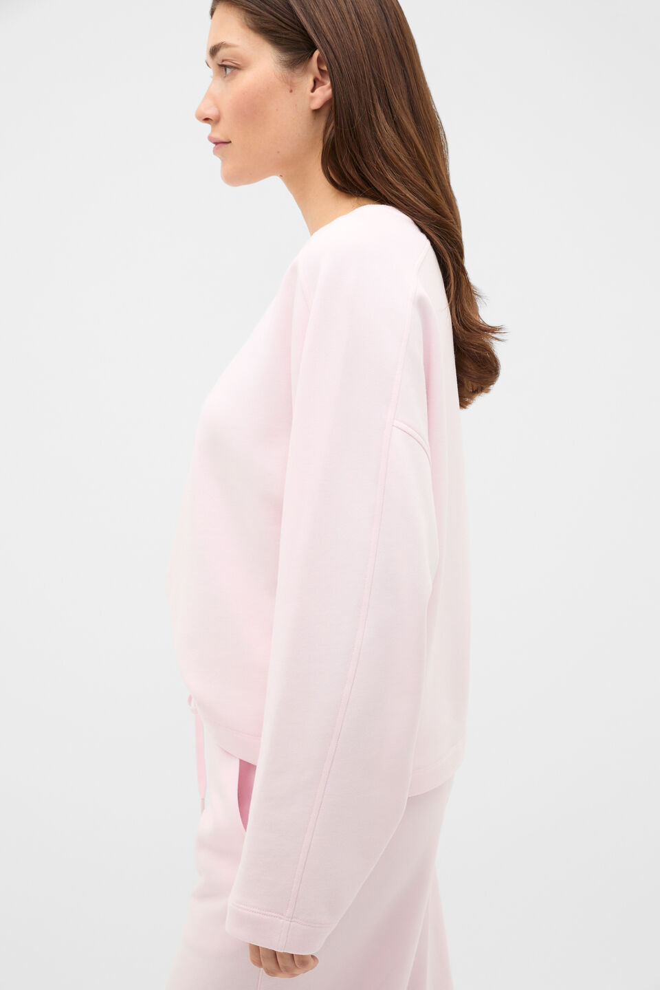 Terry Balloon Sleeve Sweat  Primrose