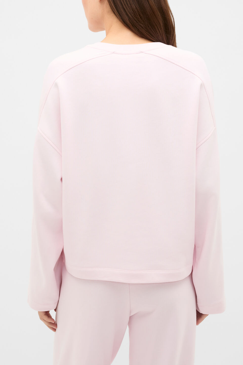 Terry Balloon Sleeve Sweat  Primrose