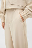 Barrel Leg Tailored Trouser  Cashew Cream Crossdye  hi-res