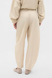 Barrel Leg Tailored Trouser  Cashew Cream Crossdye  hi-res