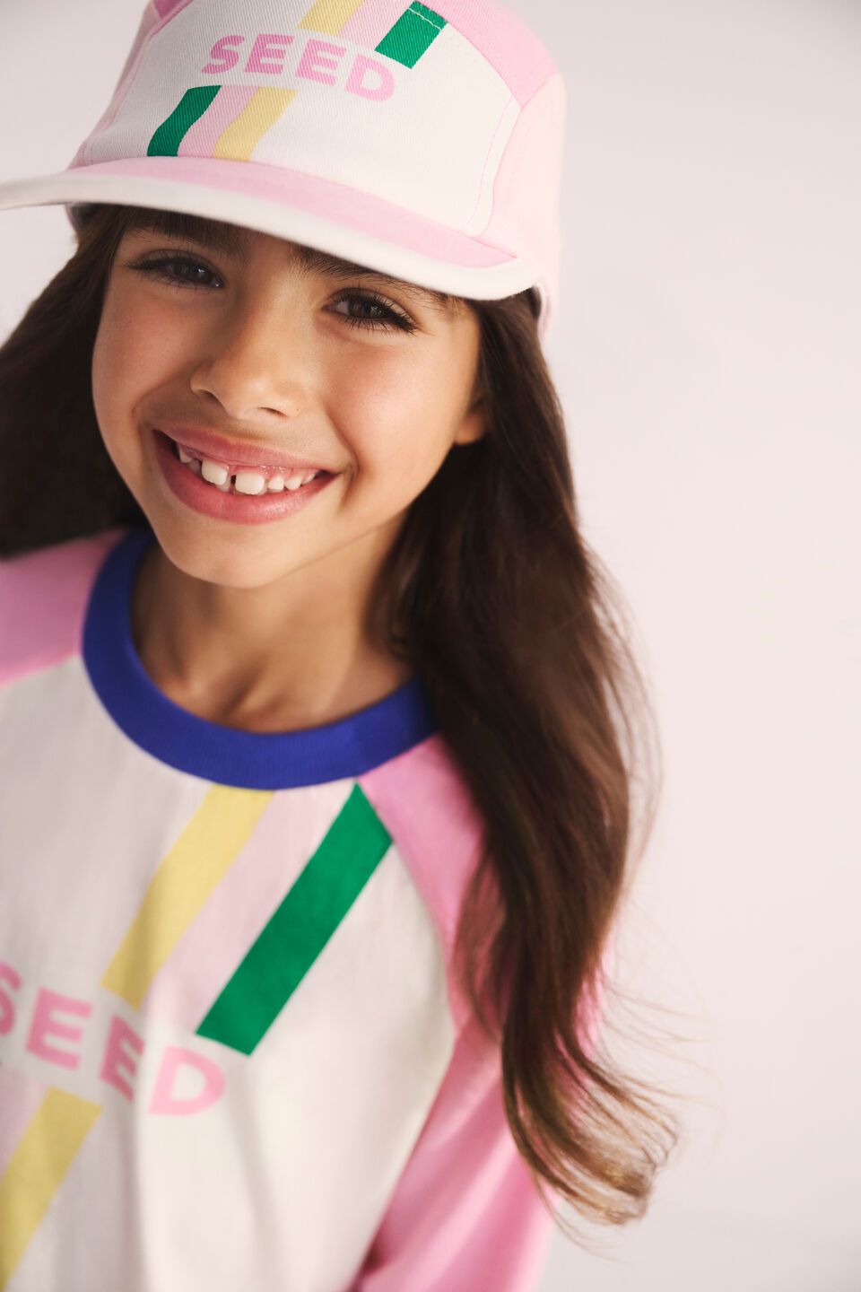 Retro Cap  Pink Multi