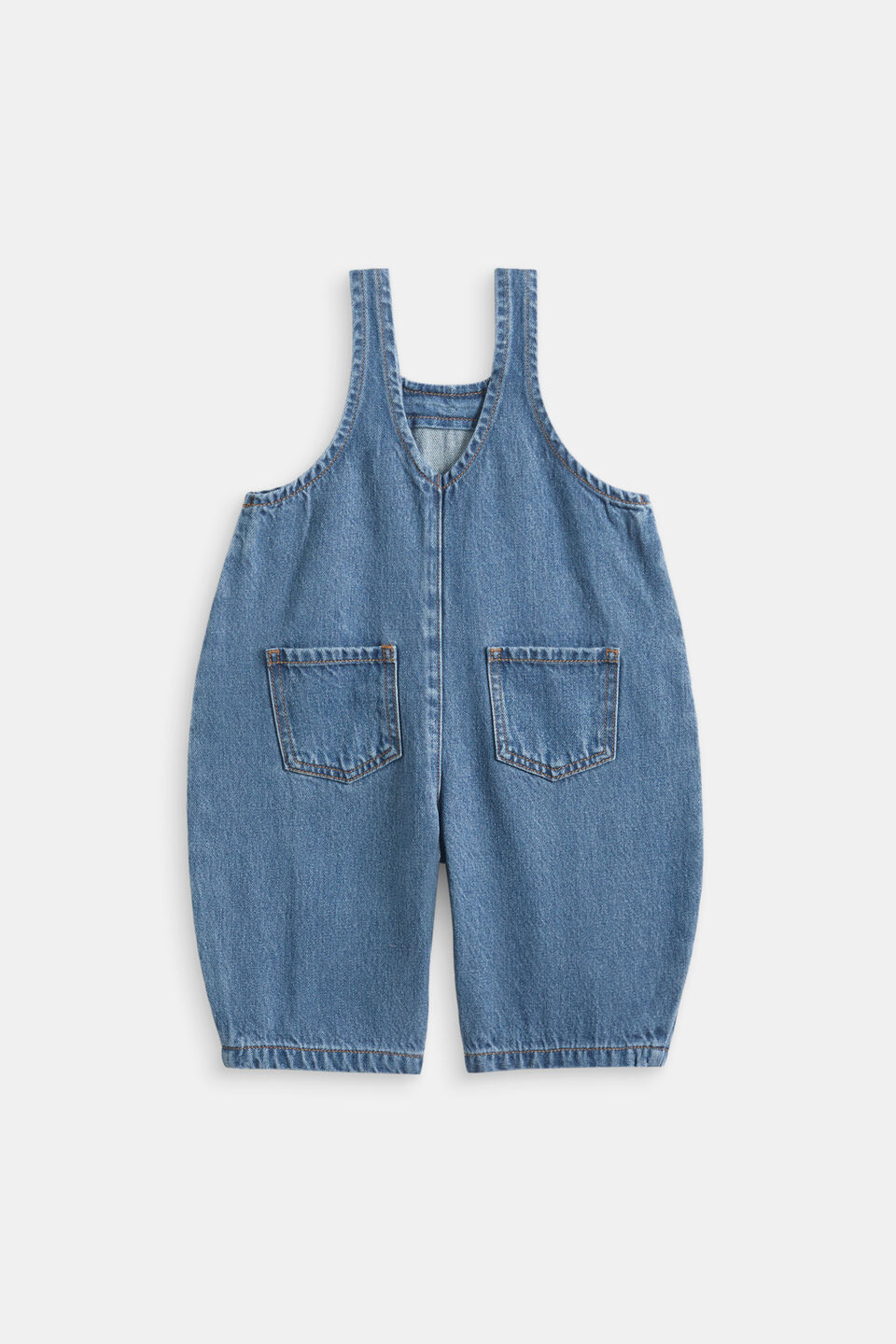 Barrel Denim Overall  Vintage Blue
