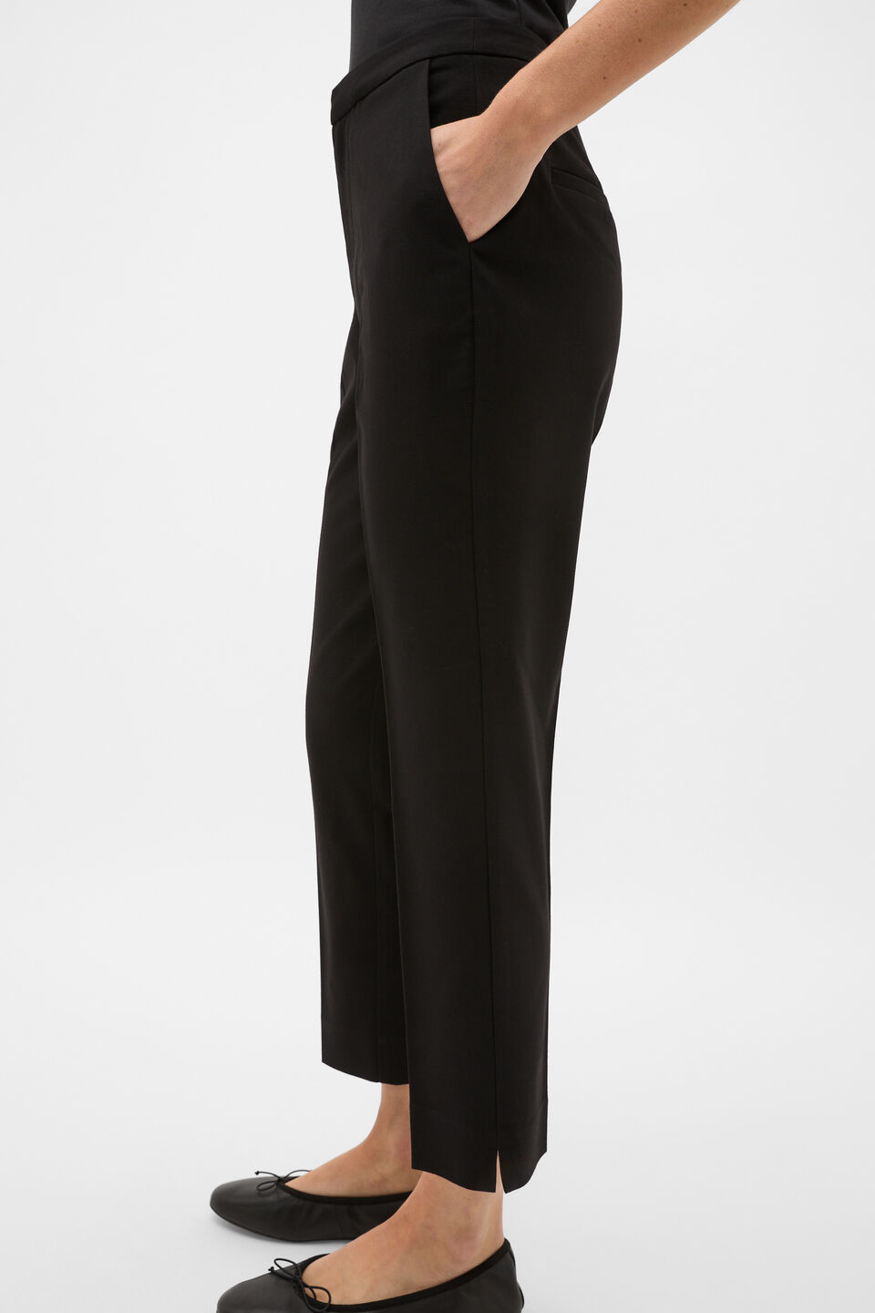 Slim Leg Trouser  Black