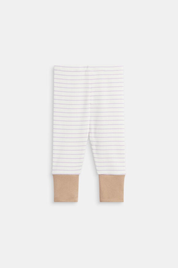 Stripe Rib Legging  Lavender  hi-res