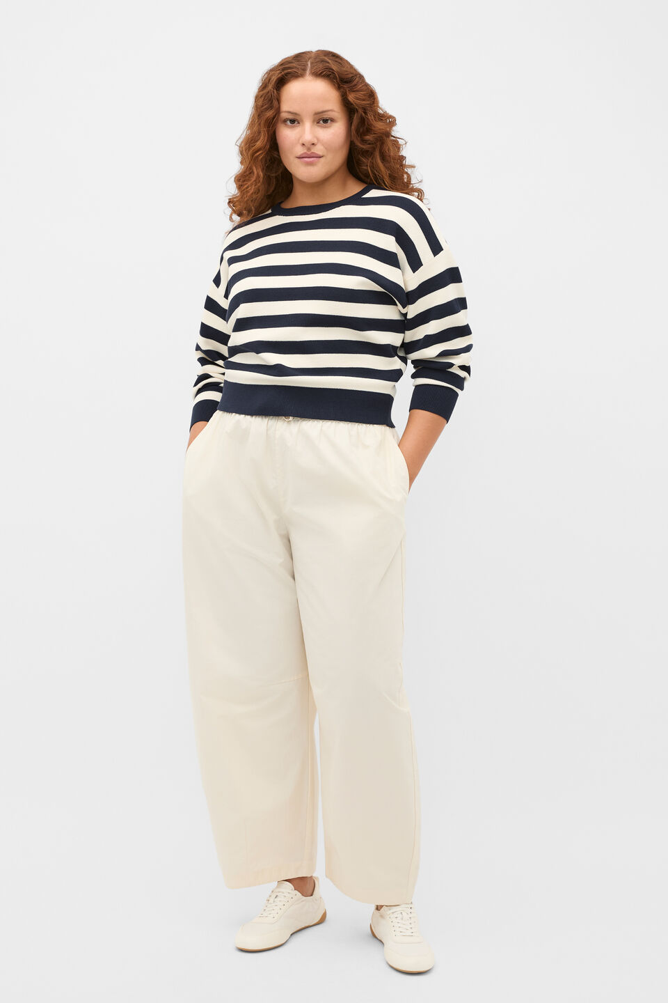 Textured Stripe Knit  Twilight Blue Stripe