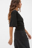 Waisted Crop Tee  Black  hi-res