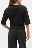 Waisted Crop Tee  Black  hi-res