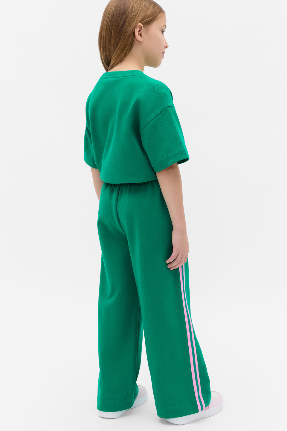 Straight Logo Trackpant  Apple