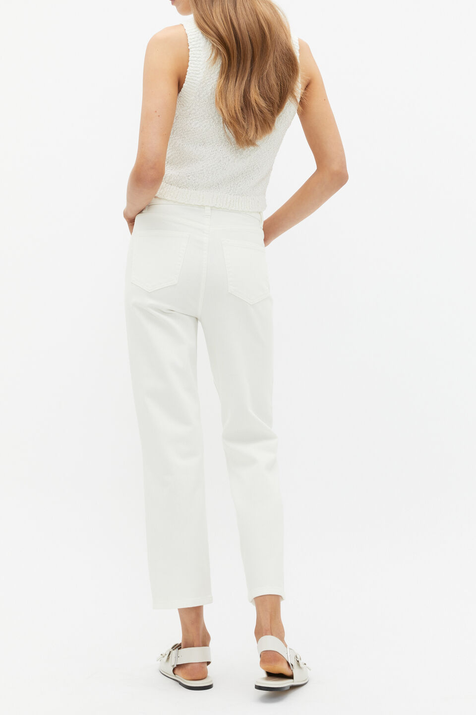 Core Straight Leg Stretch Jean  Cloud Cream