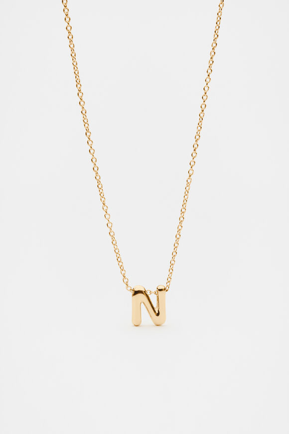 Bubble Letter Necklace  N  hi-res