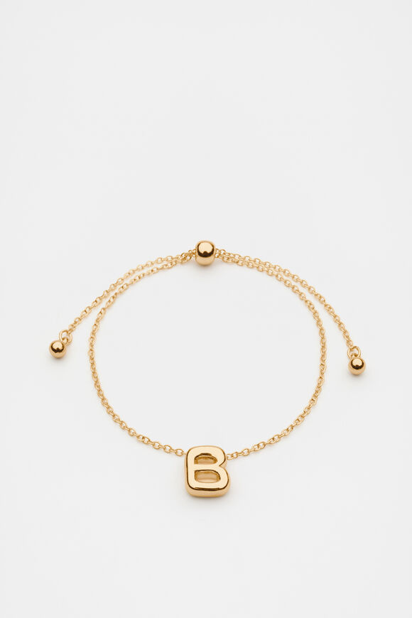Bubble Letter Bracelet  B  hi-res