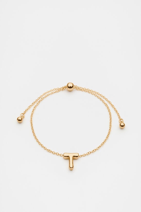 Bubble Letter Bracelet  T  hi-res