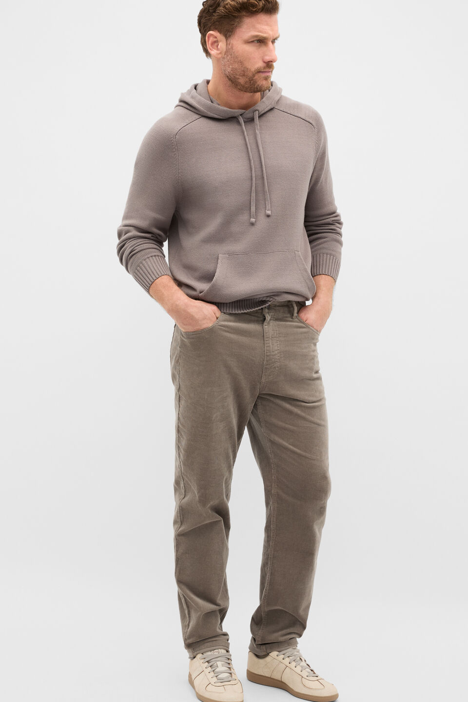 5 Pocket Cord Pants  Taupe
