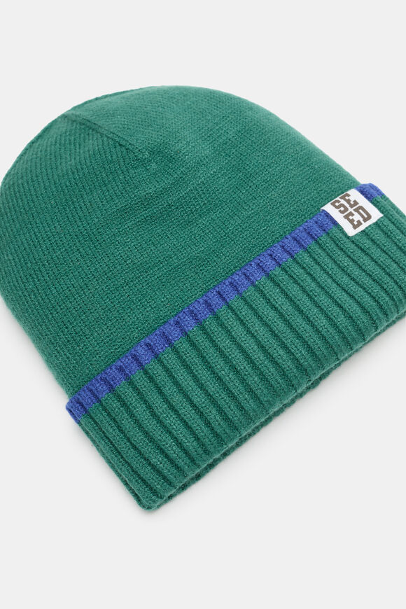 Basic Knit Beanie  Jungle Green  hi-res