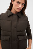 Casual Puffer Vest  Coffee Bean  hi-res