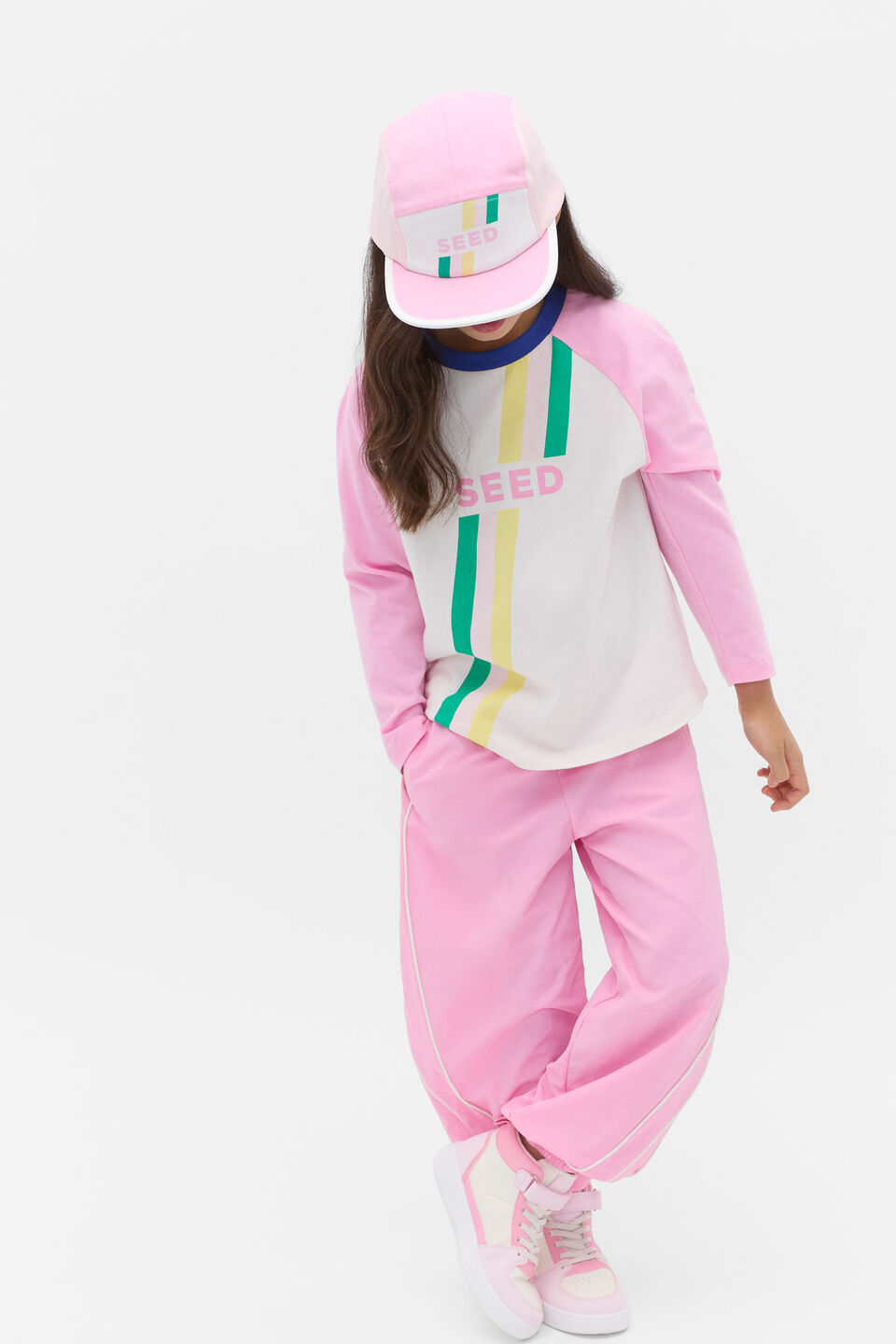 Raglan Logo Tee  Multi