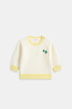 Contrast Rib Knit Sweater  Classic Cream  hi-res
