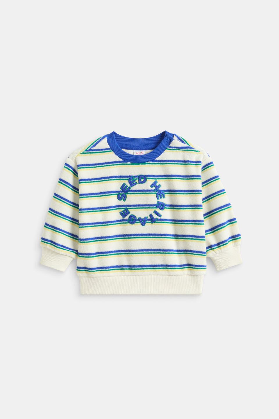 Stripe Towelling Sweat  Multi