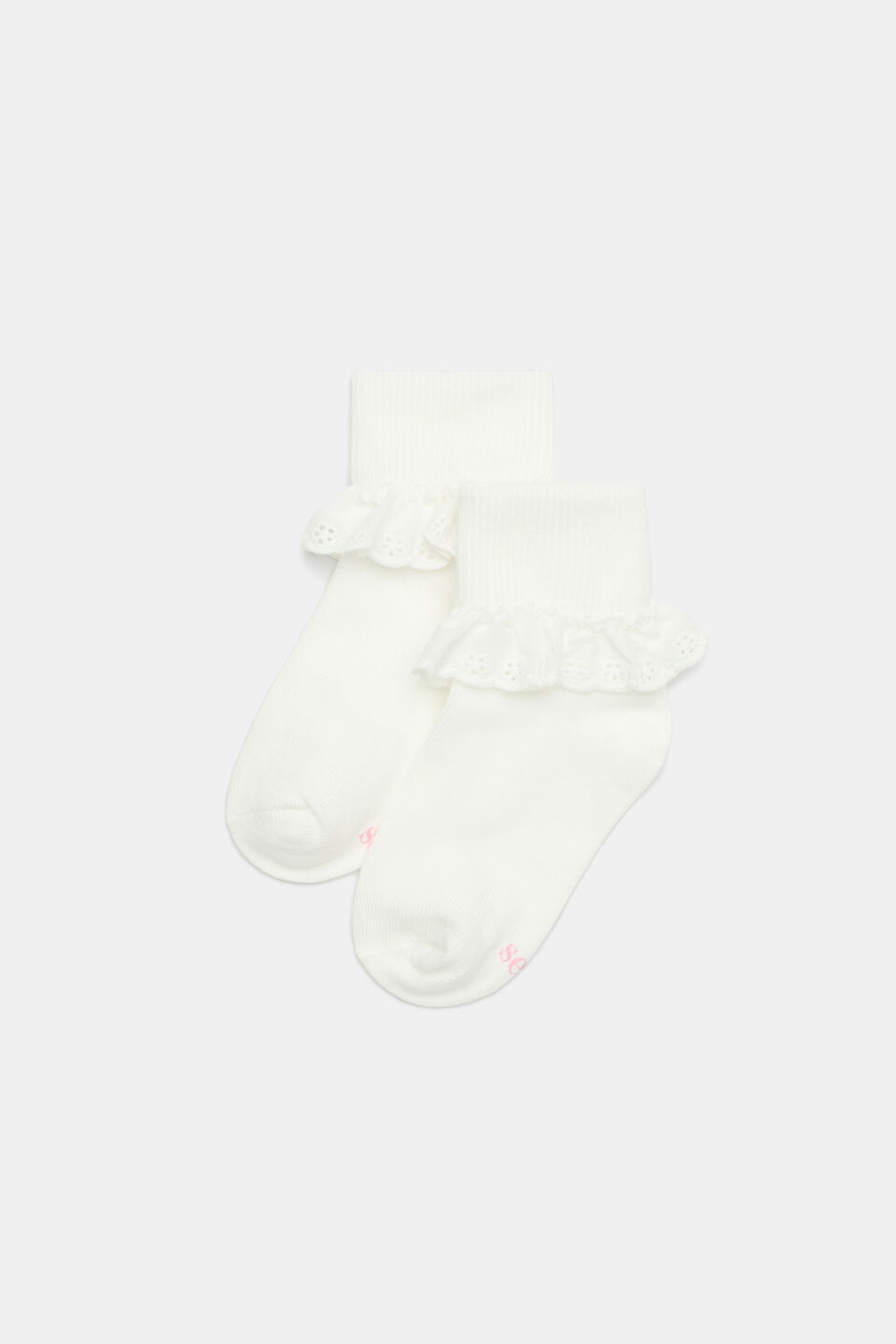 Frill Sock  Vanilla