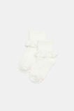 Frill Sock  Vanilla  hi-res