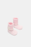 Cuffed Knit Booties  Musk  hi-res