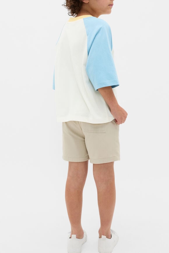 Raglan Logo Tee  Nebula Blue  hi-res