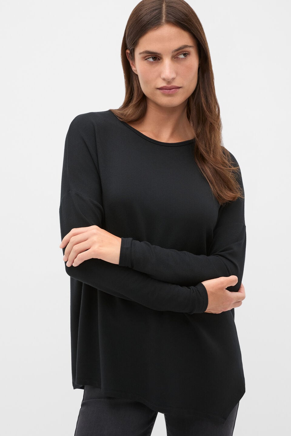 Core Asymmetrical Top  Black