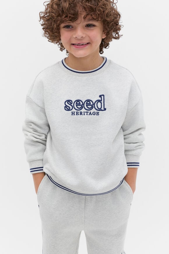 Core Logo Sweat  Light Grey Marle  hi-res