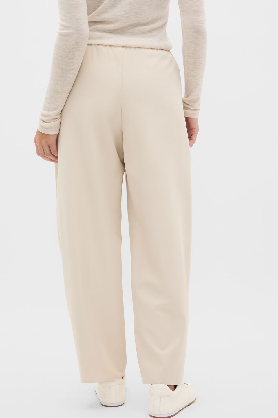 Easy Barrel Leg Pant  Vanilla Cream