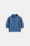 Logo Snap Sweat  Washed Navy  hi-res