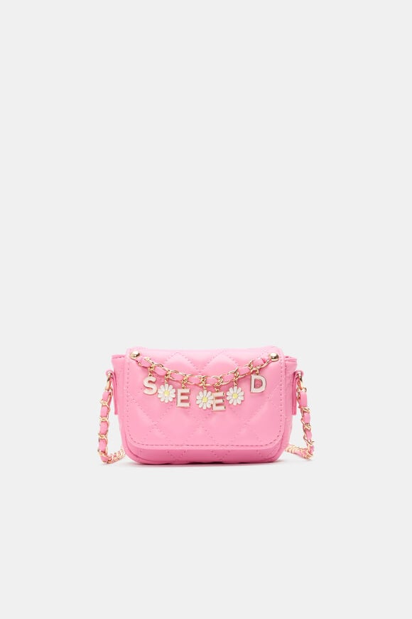 Flower Charm Bag  Candy Pink  hi-res