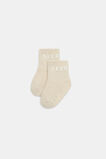 Baby Terry Logo Sock  Cool Stone  hi-res