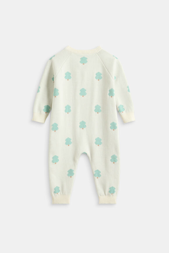 Jacquard Knit Jumpsuit  Classic Cream  hi-res