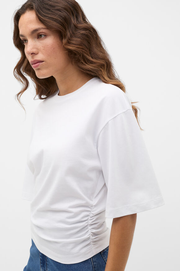 Waisted Crop Tee  Whisper White  hi-res