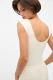 Boat Neck 90s Top  Coconut Cream  hi-res