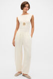 Boat Neck 90s Top  Coconut Cream  hi-res