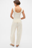 Boat Neck 90s Top  Coconut Cream  hi-res