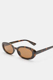 Sadie Oval Sunglasses  Dark Tort  hi-res