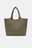 Woven Textured East West Tote  Caper  hi-res