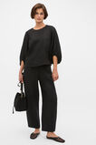 Core Linen Soft Barrel Leg Pant  Black  hi-res