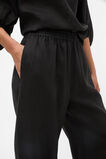 Core Linen Soft Barrel Leg Pant  Black  hi-res