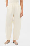 Core Linen Soft Barrel Leg Pant  Coconut Cream  hi-res