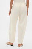 Core Linen Soft Barrel Leg Pant  Coconut Cream  hi-res