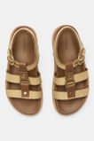 Callie Woven Caged Sandal   Tan Weave  hi-res