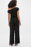 Jersey Drape Top  Black  hi-res