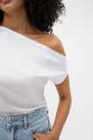 Jersey Drape Top  Whisper White  hi-res