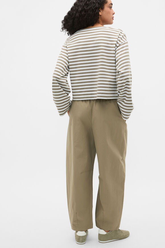 Boatneck Long Sleeve Top  Caper Stripe  hi-res