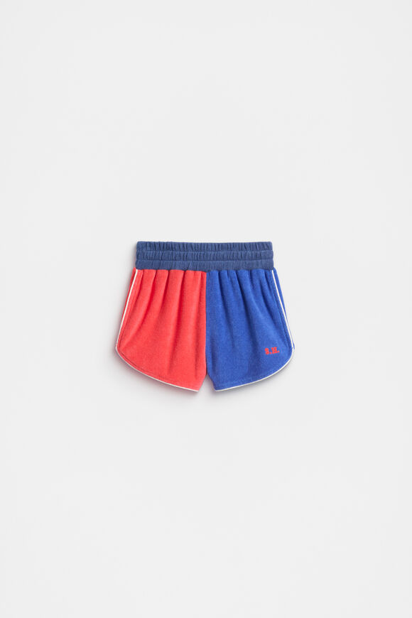 Colourblock Towelling Short  Multi  hi-res